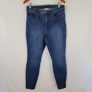 DULUTH Trading Women's High-Rise Skinny Stretch Jeans Size 12 Regular Casual
